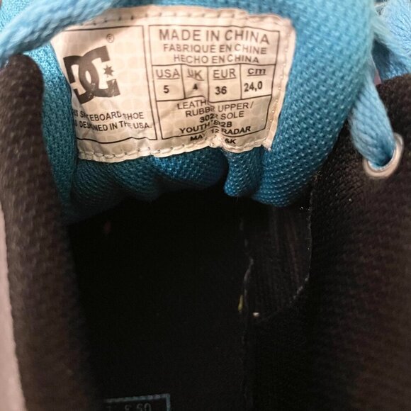 DC Radar Skate Shoes Youth Boys Size 5 - Picture 9 of 16